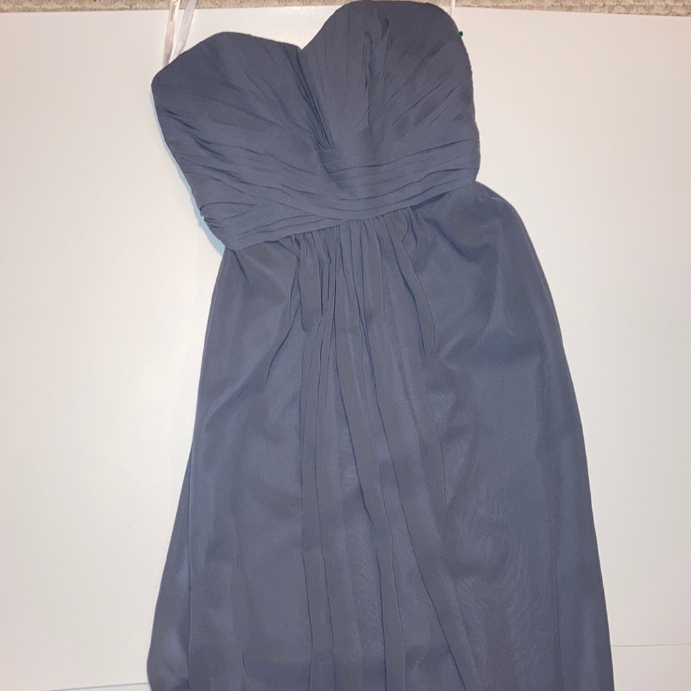 David’s Bridal Gray Dress
